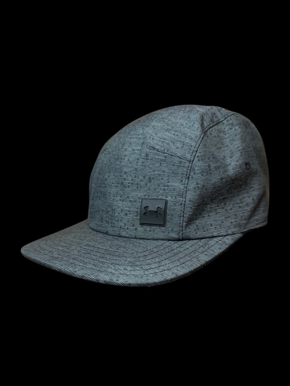 🛍️2/$15 Under Armour Reflective 5-Panel Camper cap Gray & Black